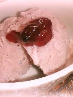 ヘルシー♪お豆腐アイス(ブルーベリー)-レシピのメイン写真