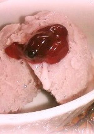 ヘルシー♪お豆腐アイス(ブルーベリー)-レシピのメイン写真