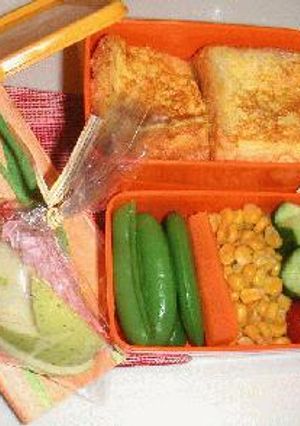フレンチトーストのお弁当　●for女子高生-レシピのメイン写真