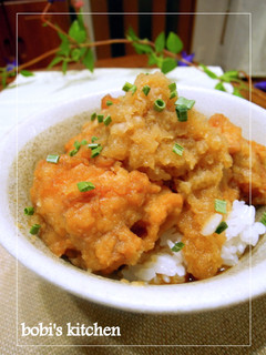 大根おろしで鶏のから揚げ丼-レシピのメイン写真