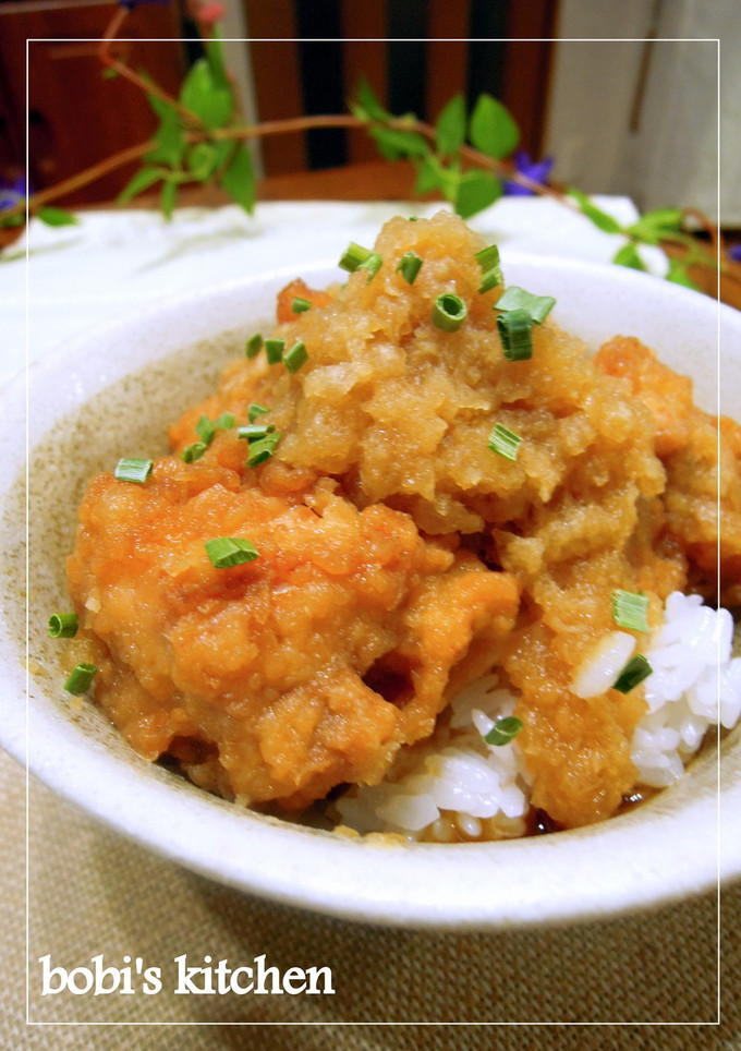 大根おろしで鶏のから揚げ丼-レシピのメイン写真