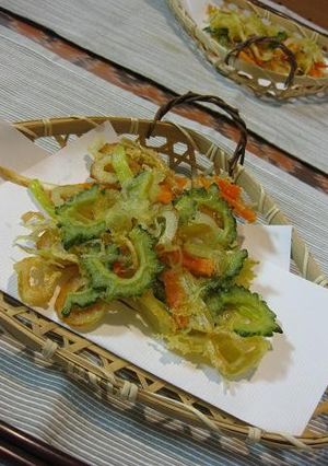 オッサンのゴーヤｄｅかき揚げ-レシピのメイン写真