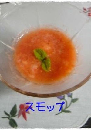 トマトの冷たいスープ-レシピのメイン写真
