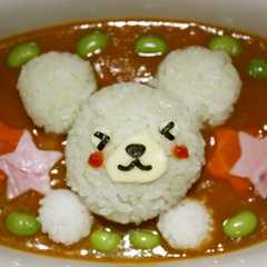 しろくまデコカレー♪-レシピのメイン写真