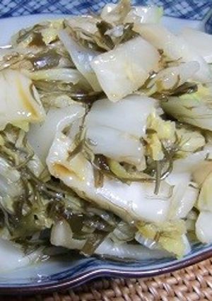 白菜の昆布あえにセサミンクッキングオイル-レシピのメイン写真