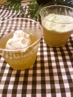 夏にプルプル☆緑茶ゼリー-レシピのメイン写真