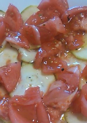 ズッキーニの簡単カルパッチョ風-レシピのメイン写真