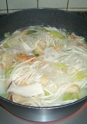 スープでたっぷり野菜の煮込みうどん-レシピのメイン写真
