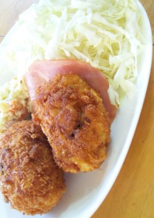 ﾎﾟﾃﾄｻﾗﾀﾞのﾗｲｽｺﾛｯｹ☆-レシピのメイン写真