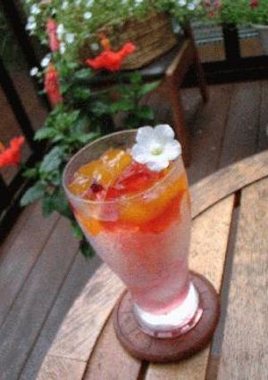 今日は七夕★☆。.:＊:･”♪フルーツポンチ♪〈大人向き）-レシピのメイン写真