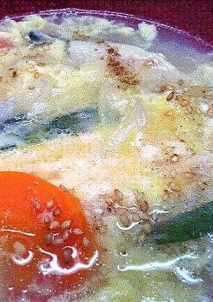 ふんわり仕立て！焼肉店の玉子スープ-レシピのメイン写真