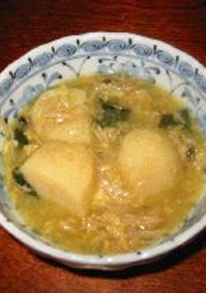 じゃがいもとホタテ缶の中華スープ煮物-レシピのメイン写真