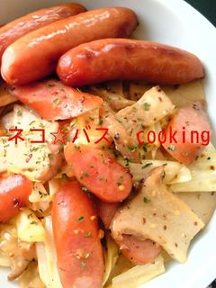 朝食にピッタリ☆マスタードマヨ炒め♪-レシピのメイン写真