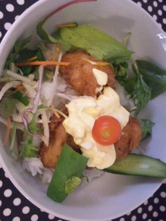 スタミナ唐揚げ丼-レシピのメイン写真