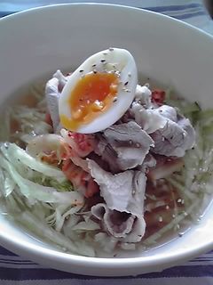レタスたっぷり「サラダ冷麺」-レシピのメイン写真