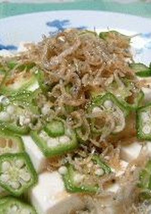 カリカリちりめんの豆腐サラダ-レシピのメイン写真