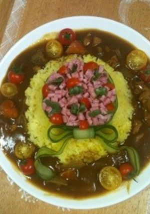 ありがとう花束デコカレー-レシピのメイン写真