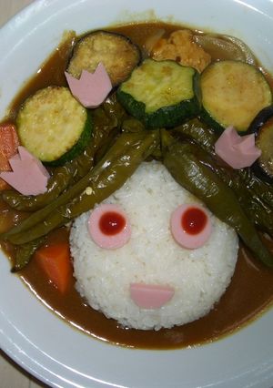 夏野菜のデコカレー-レシピのメイン写真