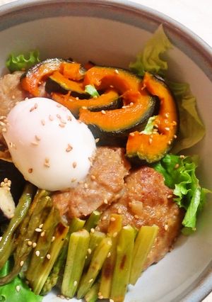 野菜たっぷり♪和風ロコモコ。-レシピのメイン写真