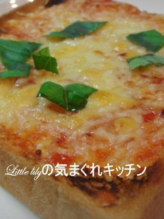 手抜きピザトースト-レシピのメイン写真