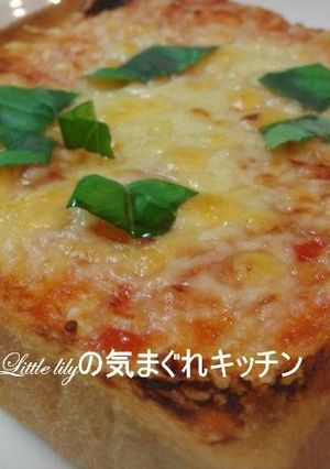 手抜きピザトースト-レシピのメイン写真