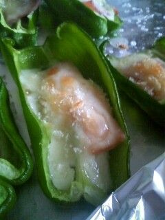 簡単♪ピーマンとベーコンのチーズ焼き-レシピのメイン写真