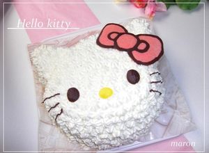 キティちゃん立体ケーキ♪【工程のみ】-レシピのメイン写真