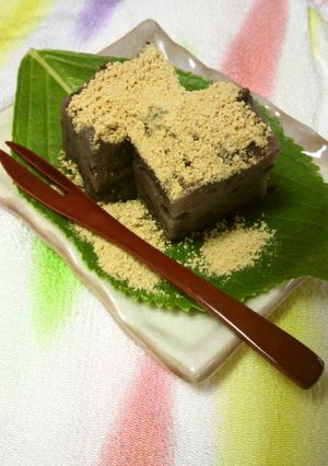 粒あんくず餅のきな粉かけ-レシピのメイン写真