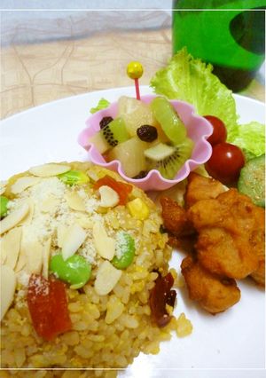 福神漬け×ウスターのお手軽焼きめし-レシピのメイン写真