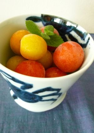 ひやっこい！アイスのミニトマト-レシピのメイン写真