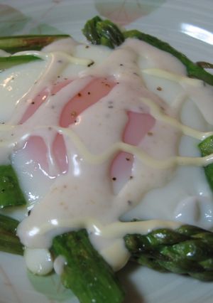 アスパラソテーwith目玉焼き-レシピのメイン写真