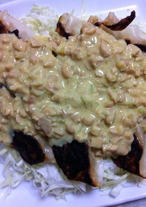 カレーヨーグルトソースde焼き餃子-レシピのメイン写真