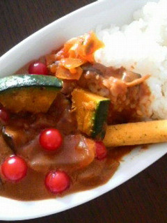 簡単デコ 夏野菜宝石カレー-レシピのメイン写真