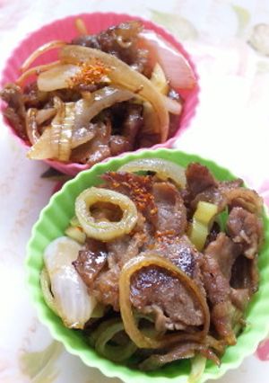 簡単お弁当おかず☆牛肉の甘辛炒め-レシピのメイン写真