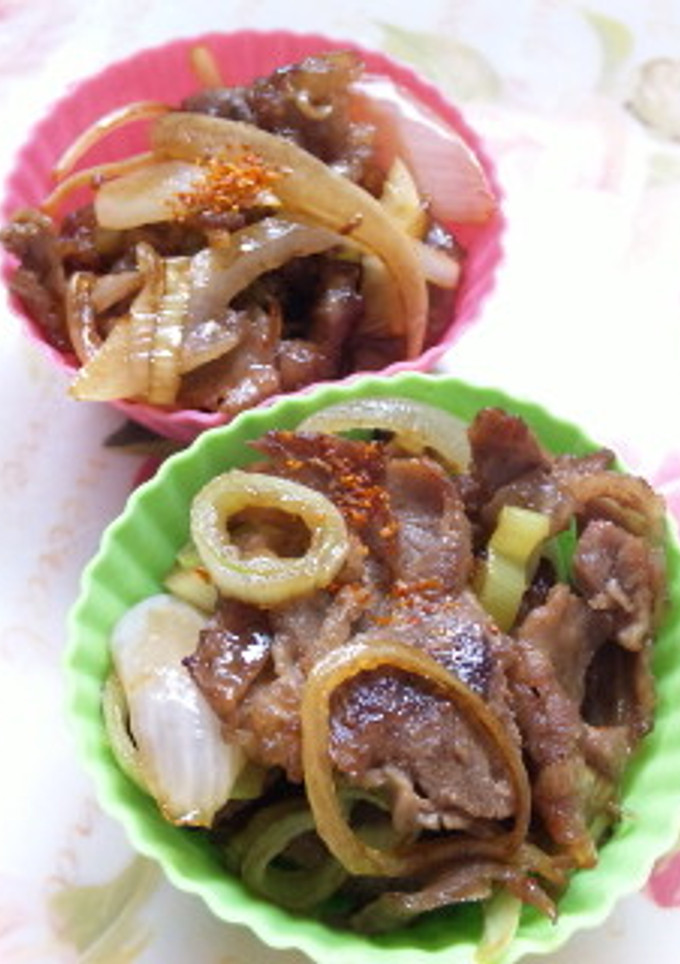 簡単お弁当おかず☆牛肉の甘辛炒め-レシピのメイン写真