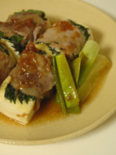 豆腐の豚巻き 梅醤油焼き-レシピのメイン写真