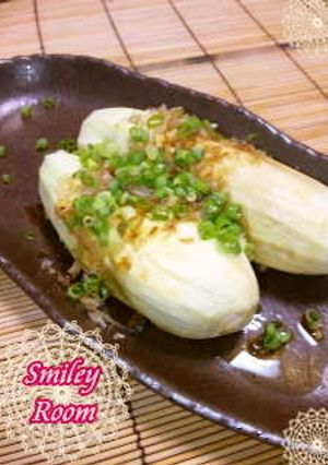 レンジでチン♪あっという間に焼きナス風-レシピのメイン写真