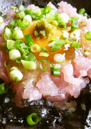 サッパリ楽しむ♥まぐろユッケ丼-レシピのメイン写真
