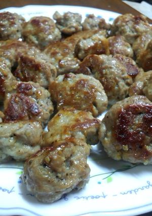 豚ゴマだんご生姜焼き-レシピのメイン写真
