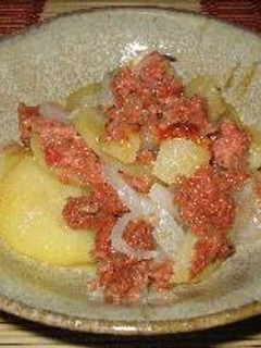 超簡単☆じゃがたまのコンビーフ煮-レシピのメイン写真