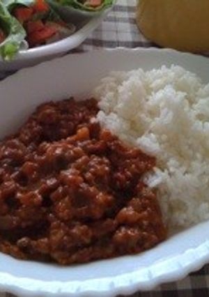 トマトマキーマカレー♪(´ε｀ )-レシピのメイン写真