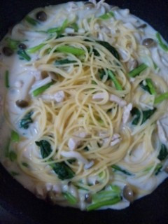 きのこのクリームパスタ-レシピのメイン写真