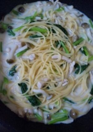 きのこのｸﾘｰﾑﾊﾟｽﾀ-レシピのメイン写真
