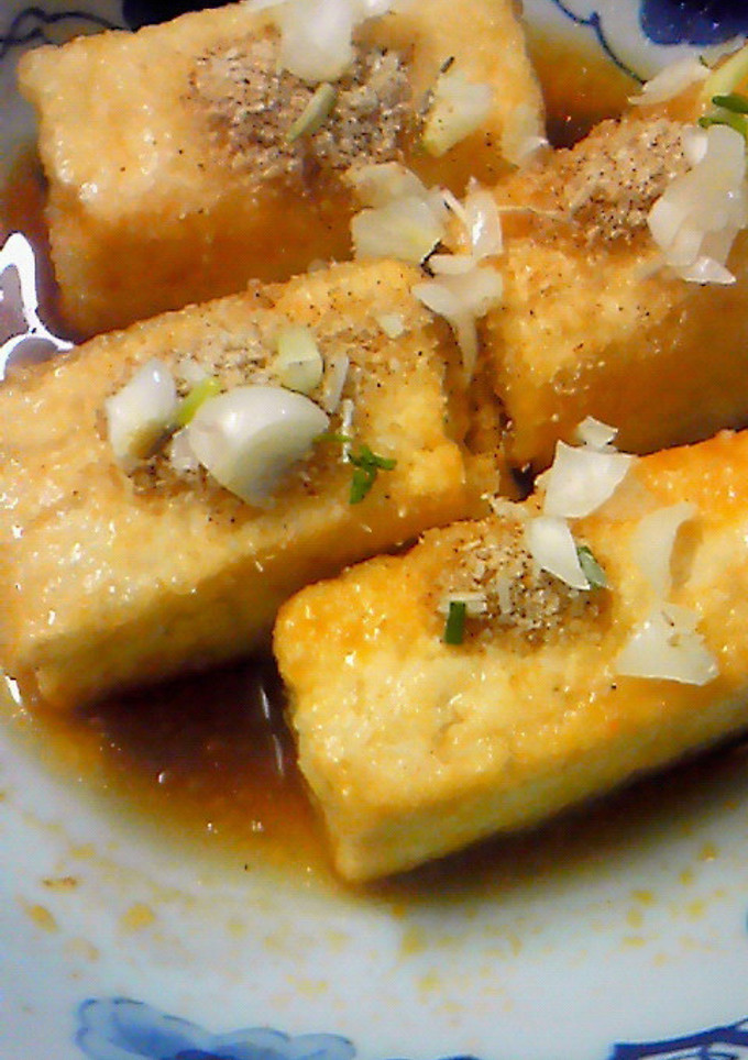 揚げだし豆腐　韓国風？？-レシピのメイン写真