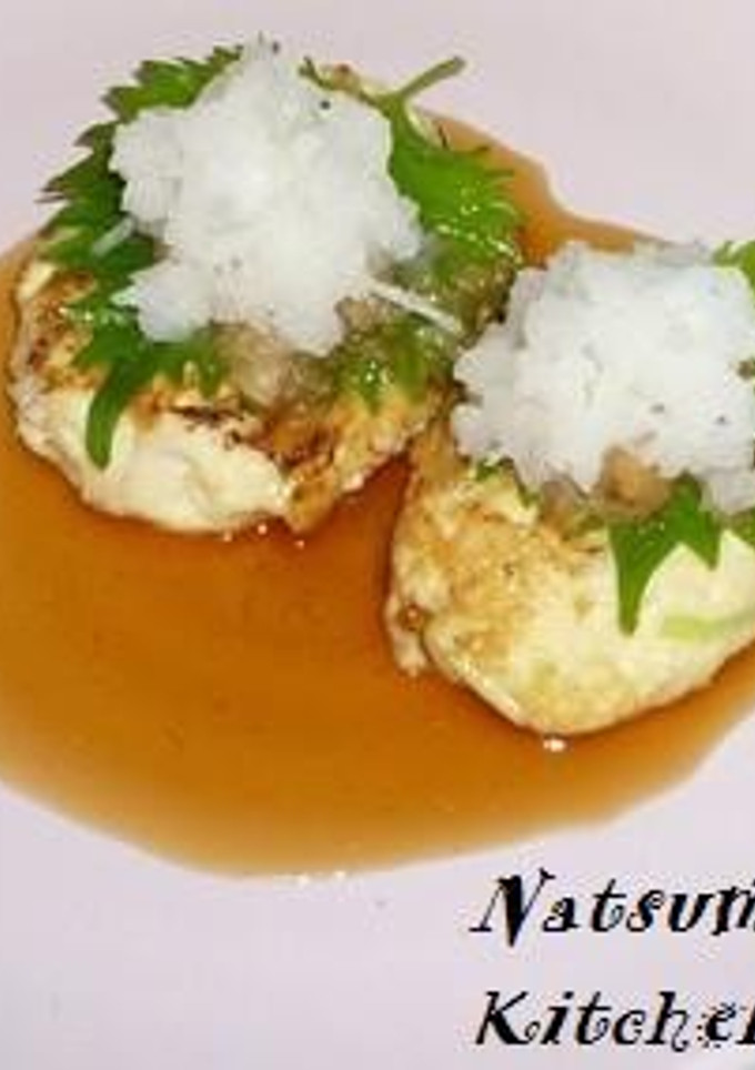 和風豆腐ハンバーグ✿～大根おろしソース～-レシピのメイン写真