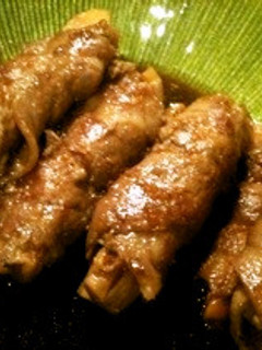 豚に巻かれたエリンギ煮-レシピのメイン写真