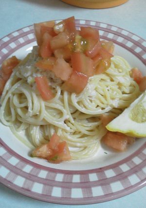 冷製カニクリームパスタ-レシピのメイン写真