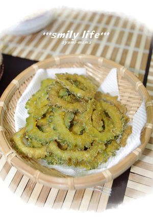 ＊カレー風味のゴーヤチップス＊-レシピのメイン写真