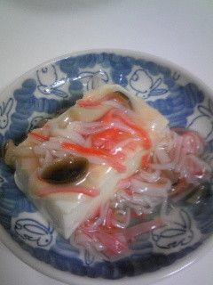 5分でできる!豆腐のカニカマあんかけ-レシピのメイン写真