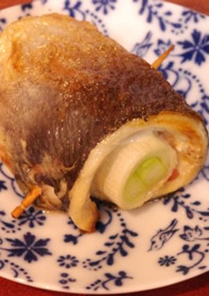 あじの梅ねぎロール【お弁当/緑・赤・茶】-レシピのメイン写真